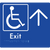 Accessible Exit with Large Arrow
