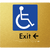 Accessible Exit with Small Arrow