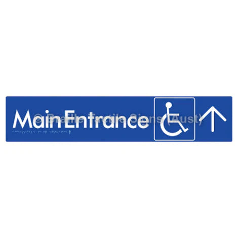 Accessible Main Entrance with Large Arrow