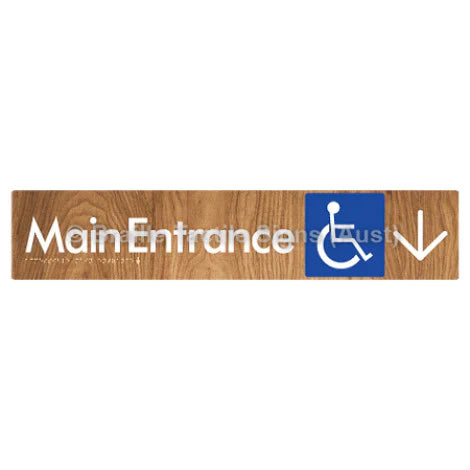 Accessible Main Entrance with Large Arrow