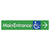 Accessible Main Entrance with Large Arrow