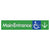 Accessible Main Entrance with Large Arrow