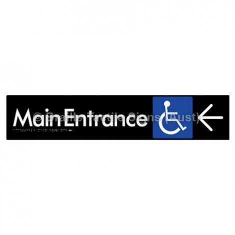 Accessible Main Entrance with Large Arrow