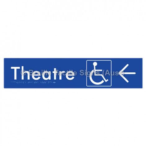 Accessible Theatre Entrance w/ Large Arrow