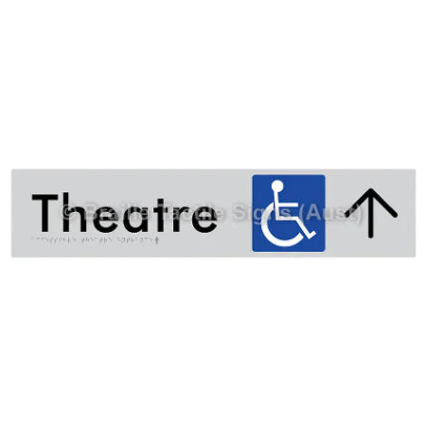 Accessible Theatre Entrance w/ Large Arrow