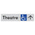 Accessible Theatre Entrance w/ Large Arrow
