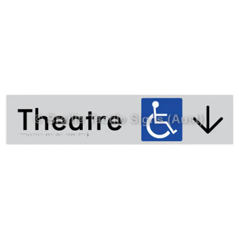 Accessible Theatre Entrance w/ Large Arrow