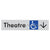 Accessible Theatre Entrance w/ Large Arrow