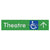 Accessible Theatre Entrance w/ Large Arrow