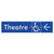 Accessible Theatre Entrance w/ Large Arrow