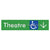 Accessible Theatre Entrance w/ Large Arrow