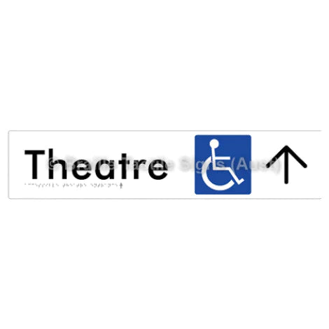 Accessible Theatre Entrance w/ Large Arrow