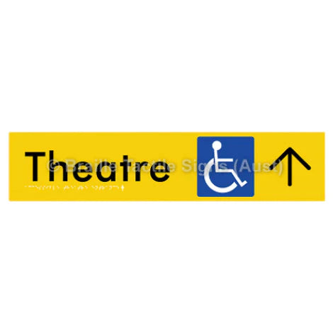 Accessible Theatre Entrance w/ Large Arrow