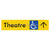 Accessible Theatre Entrance w/ Large Arrow