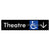 Accessible Theatre Entrance w/ Large Arrow