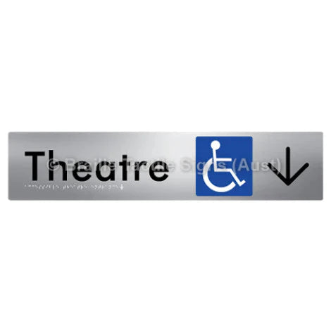 Accessible Theatre Entrance w/ Large Arrow