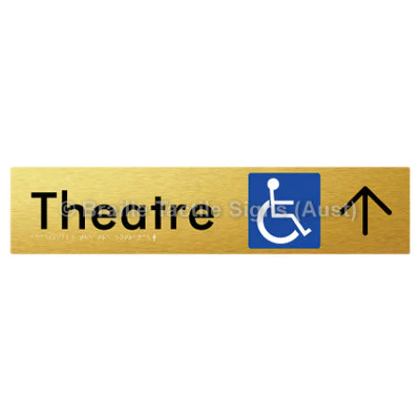 Accessible Theatre Entrance w/ Large Arrow
