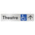 Accessible Theatre Entrance w/ Large Arrow