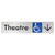 Accessible Theatre Entrance w/ Large Arrow