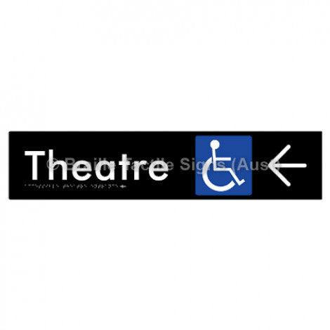 Accessible Theatre Entrance w/ Large Arrow