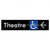Accessible Theatre Entrance w/ Large Arrow