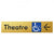 Accessible Theatre Entrance w/ Large Arrow
