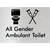 All Gender Ambulant Toilet