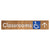Accessible Classroom Access with Large Directional Arrow