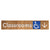 Accessible Classroom Access with Large Directional Arrow