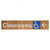 Accessible Classroom Access with Large Directional Arrow
