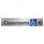 Accessible Classroom Access with Large Directional Arrow