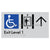 Exit Level 1 Via Lift w/ Large Arrow