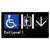 Exit Level 1 Via Lift w/ Large Arrow