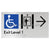 Exit Level 1 Via Lift w/ Large Arrow