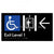 Exit Level 1 Via Lift w/ Large Arrow