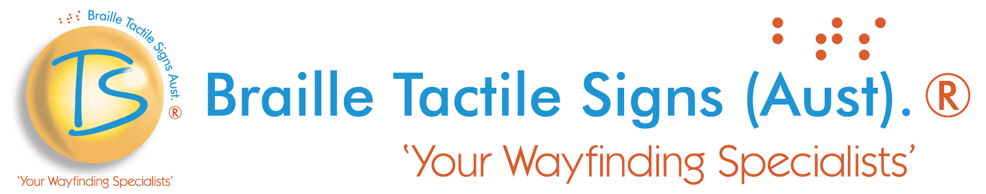 Braille Sign Exit Level 27 - Braille Tactile Signs Aust. - BTS278-27-blu - Custom Signs - Fast Shipping - High Quality - Australian Made & Owned