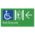 Exit Level Ground Via Lift w/ Large Arrow