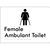 Female Ambulant Toilet