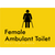 Female Ambulant Toilet