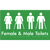 Female & Male Toilets with Ambulant Cubicles