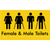 Female & Male Toilets with Ambulant Cubicles