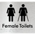 Female Toilets with Ambulant Cubicle