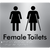 Female Toilets with Ambulant Cubicle