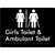 Girls Toilet & Ambulant Toilet with Air Lock