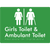 Girls Toilet & Ambulant Toilet with Air Lock