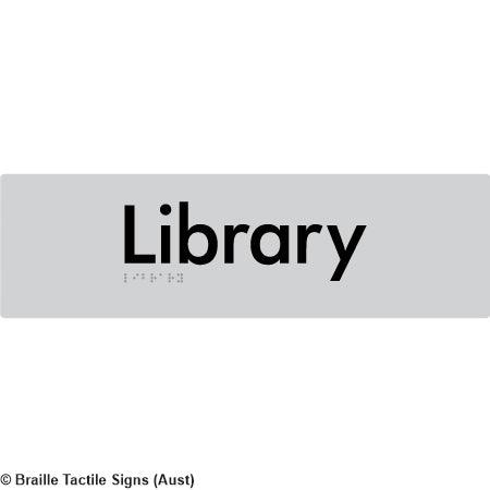 Braille Sign Library - Braille Tactile Signs Aust. - BTS121-blu - Custom Signs - Fast Shipping - High Quality - Australian Made & Owned