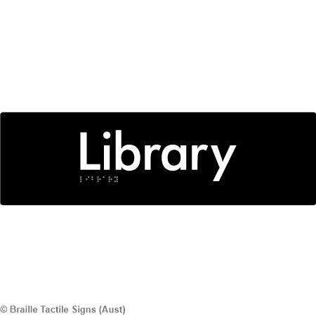 Braille Sign Library - Braille Tactile Signs Aust. - BTS121-blu - Custom Signs - Fast Shipping - High Quality - Australian Made & Owned