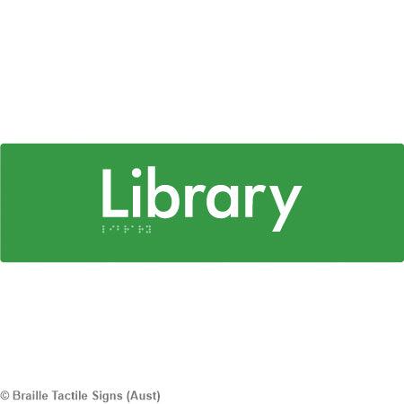 Braille Sign Library - Braille Tactile Signs Aust. - BTS121-blu - Custom Signs - Fast Shipping - High Quality - Australian Made & Owned