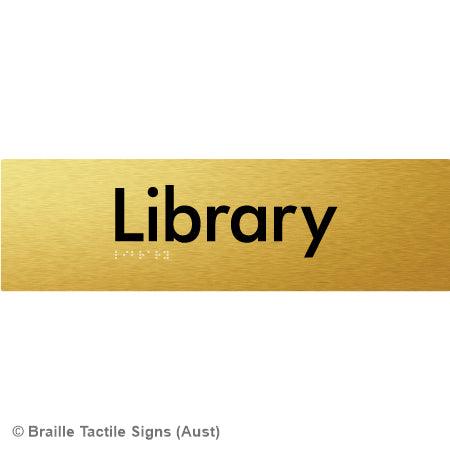 Braille Sign Library - Braille Tactile Signs Aust. - BTS121-blu - Custom Signs - Fast Shipping - High Quality - Australian Made & Owned