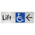 Lift Access w/ Large Arrow